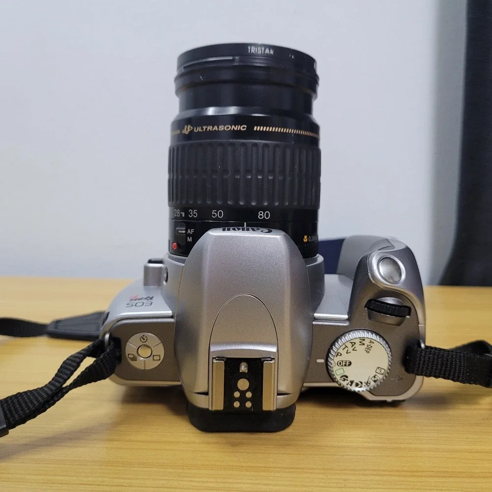Canon EOS Rebel Ti 35mm Film Camera With Canon EF 28-80mm Zoom Lens
